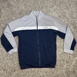Men’s Nike Sportswear Athletic Dry Fit Full Length Zip Warm‎ Up Sz Large
